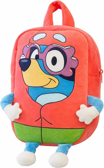 Cute plush Backpack, Soft Stuffed Animal Design, Kids School Bag 10 L Backpack