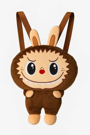 Kids Cute Monster Plush Backpack,Girls Cute Cartoon Soft Plush Toy+Bag 0.09 L Backpack