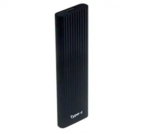 NVMe SSD Type-C, Aluminum M.2 NVMe SSD Case with USB-C High Speed Data Transfer, External SSD Enclosure with USB Cable & Screwdriver, Compatible with PC