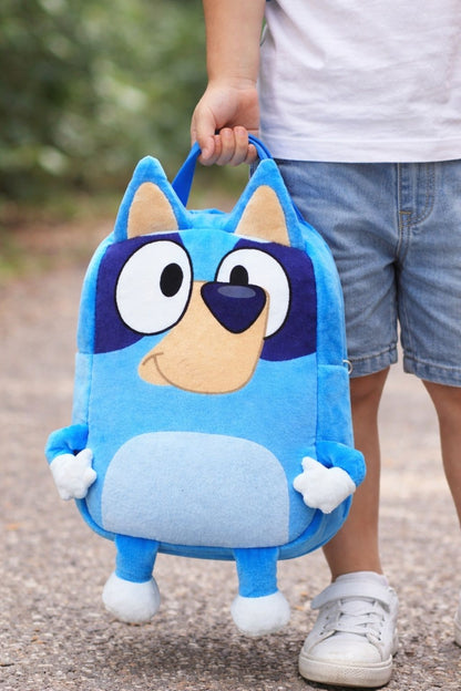 plush Bag,Soft Stuffed Animal Design,Bingo Family Kids School Backpack 10 L Backpack    BRAND SAAVE