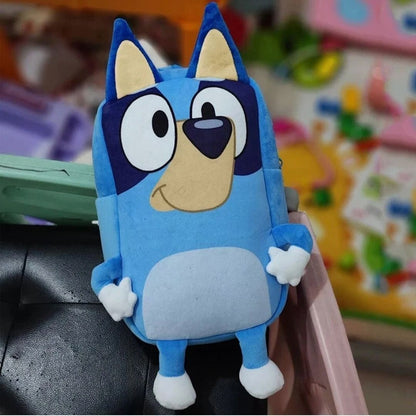 plush Bag,Soft Stuffed Animal Design,Bingo Family Kids School Backpack 10 L Backpack    BRAND SAAVE