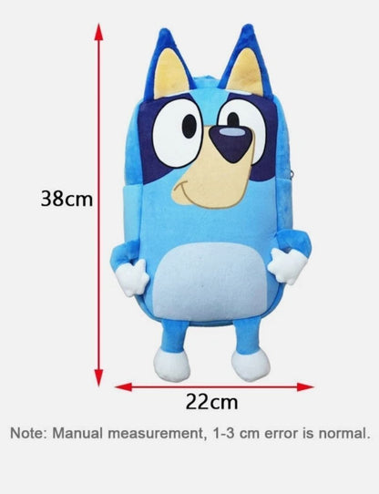 plush Bag,Soft Stuffed Animal Design,Bingo Family Kids School Backpack 10 L Backpack    BRAND SAAVE