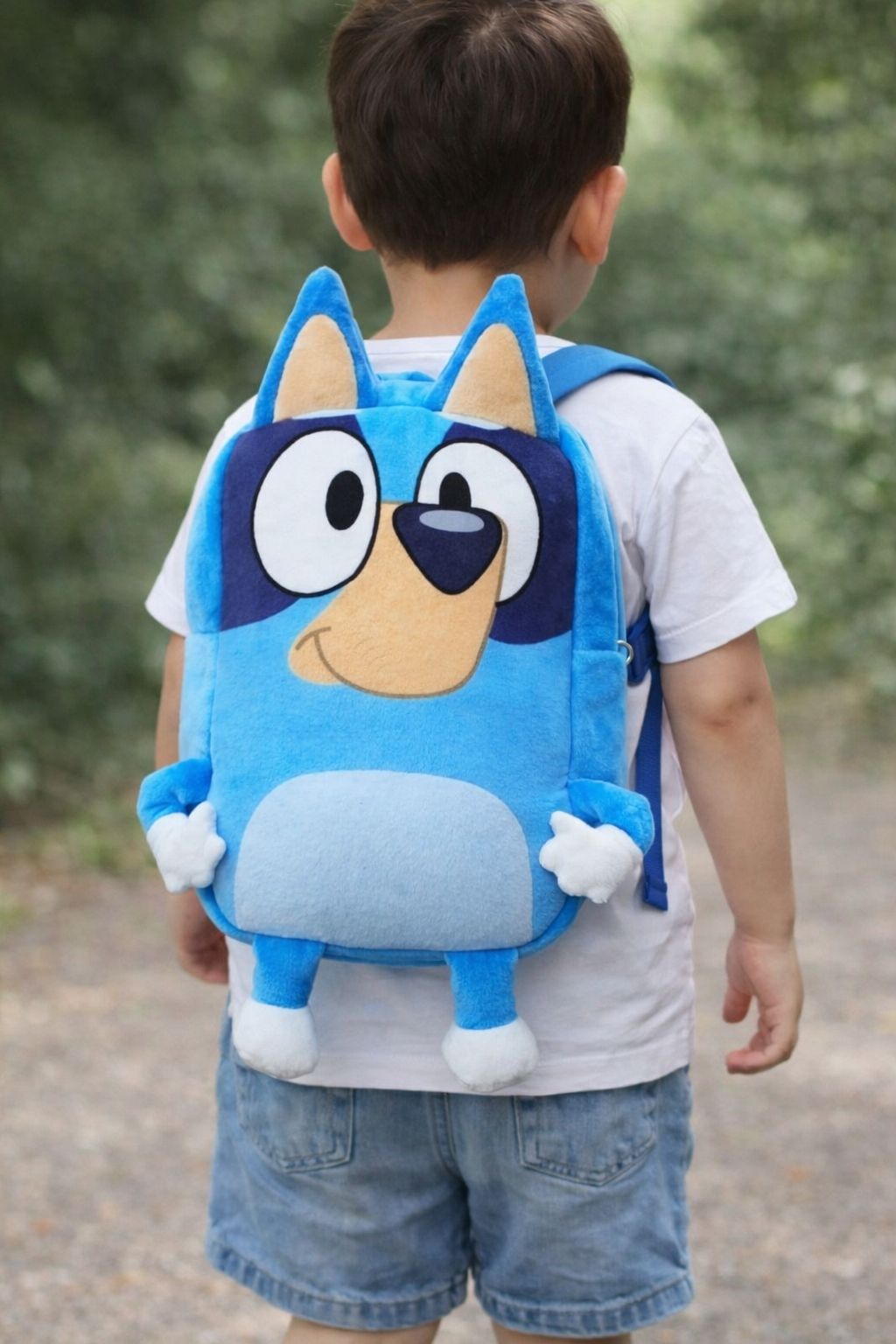 plush Bag,Soft Stuffed Animal Design,Bingo Family Kids School Backpack 10 L Backpack    BRAND SAAVE