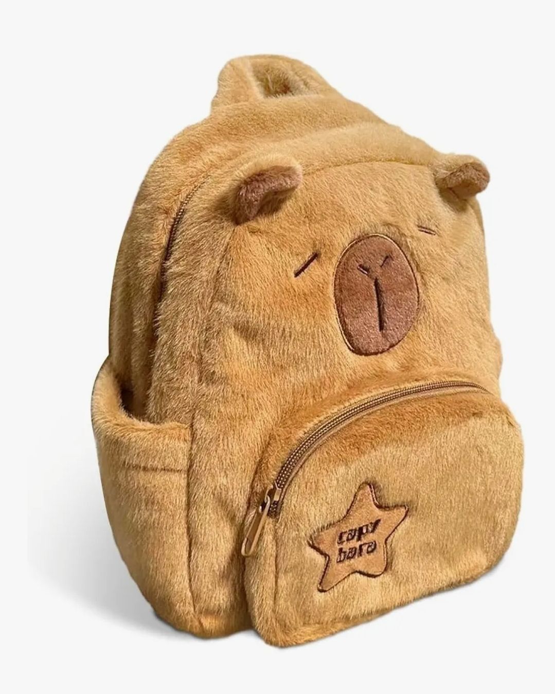 Cute Capybara Bag Kawaii Brown Plush Capybara Backpack Plush Bag