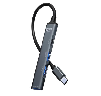 USB 3.0 Hub with Type-C, 4-Port High Speed Data Transfer Hub, 320MB/s