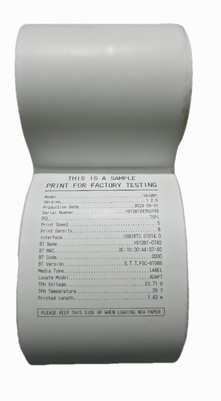 Prime 4x6 Direct Thermal Barcode Label Roll |400 Labels Courier Shipping Sticker Strong Permanent Adhesive Paper Label (White)