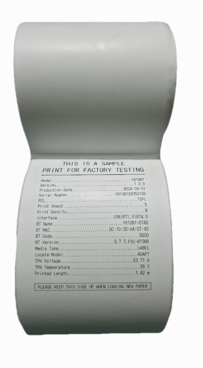Prime 4x6 Direct Thermal Barcode Label Roll |400 Labels Courier Shipping Sticker Strong Permanent Adhesive Paper Label (White)