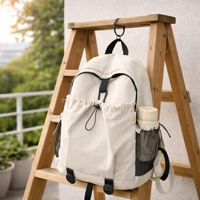 Unisex Lightweight Laptop Backpack 17.7L Waterproof Travel Backpack with Multiple Pockets, Large Capacity Casual Daypack for Office, College, School, Travel and Daily Use