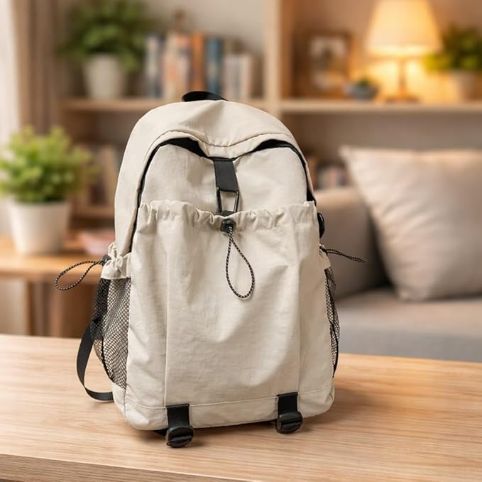 Unisex Lightweight Laptop Backpack 17.7L Waterproof Travel Backpack with Multiple Pockets, Large Capacity Casual Daypack for Office, College, School, Travel and Daily Use