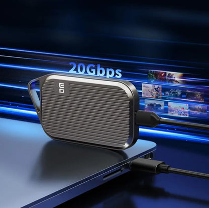 Portable External SSD, 20Gbps Speed, IP67 Waterproof, Multi-OS Compatible, 1TB Storage